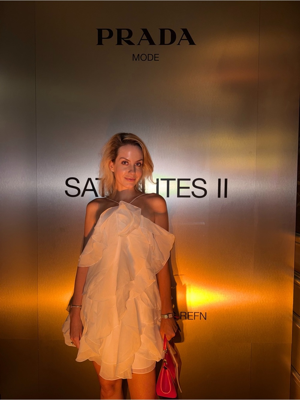 Aje White Ruffled Mini Dress - Picture 5 of 6